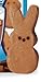 Peeps Marshmallow Chocolate Pudding 3 Ounce Package of 8 Bunnies