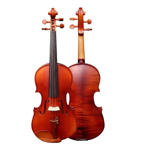 Violon en bois massif fait main 3/4 avec élégants motifs décoratifs