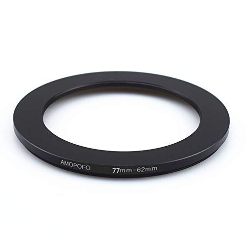 Image of 77mm to 62mm /77mm-62mm Step-Down Ring Filter Adapter for All Brands UV,ND,CPL,Metal Step-Down Ring Adapter