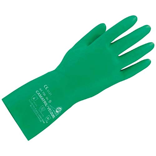 Preisvergleich Produktbild 10 Paar KCL Camatril 730 Chemikalienschutzhandschuhe Arbeitshandschuhe 9(L)