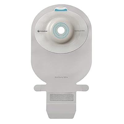 Coloplast SenSura Mio Convex Filtered Ostomy Pouch, One-Piece System 11 Inch Length, Maxi 5/8 To 1-5/16 Inch Stoma Drainable Deep Convex, Trim To Fit, 16756 - Box Of 10