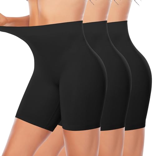 Image of Womens Slip Shorts for Under Dresses Smooth Anti Chafing Underwear Seamless Safety Under Shorts
