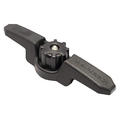 YakAttack GT Cleat XL – Track Mount Line Cleat for 1/2" Rope | Fits GearTrac, MightyMount, & Most Kayak Track Systems | Heavy-Duty Anchor Line Management | Yak Attack USA-Made