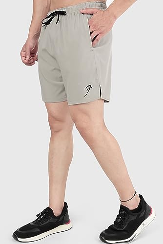 Image of FUAARK Double Layer 2 in 1 Sports Shorts with Inner Tights for Men Gym Tight Short with Pocket