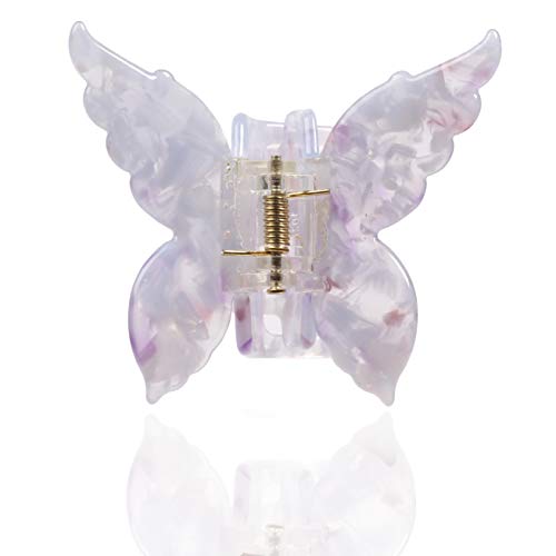 ZOOX Chic Hair Claw Clip by French Designer, A New Twist On Ordinary Hair Clips (Purple Amethyst Butterfly)