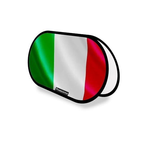Support publicitaire Ovale Drapeau Italie en Polyester 70x120cm pour événement