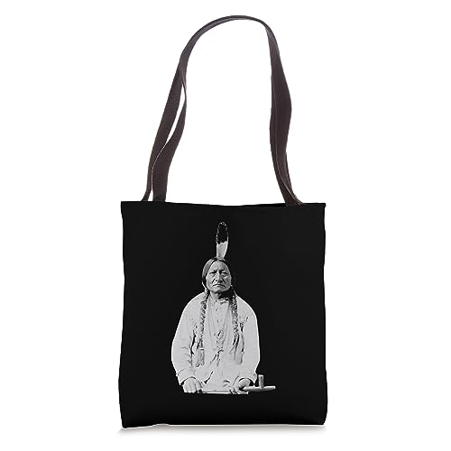 Sitting Bull Native American Chief Lakota Sioux Pride Tote Bag