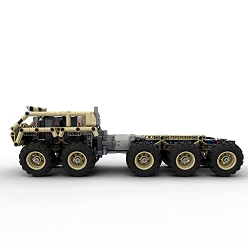 YHYL Technic RC Sport Auto Ziegel Modell Für 10X10 Offroad Truck, 543 Stücke MOC Racing Auto Bausteine Kompatibel Mit… – Bild 6