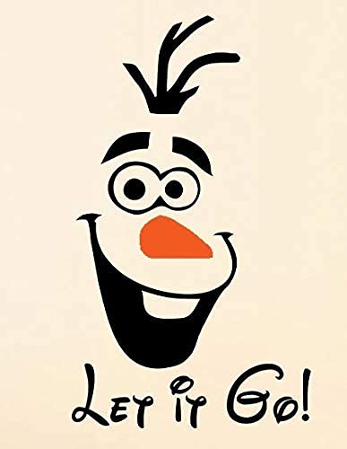 Spoil Your Wall Let It Go Funny Quotes Bathroom Sticker, Arts Home Décor Decals, 20x35 cm