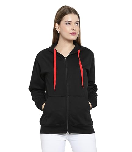 Image of Scott International Men's Solid Cotton Hoodies for Men, Trendy and Comfortable Sweatshirts for Men, Stylish Winter Wear with Hood and Pockets, Fashionable Hooded Sweatshirts