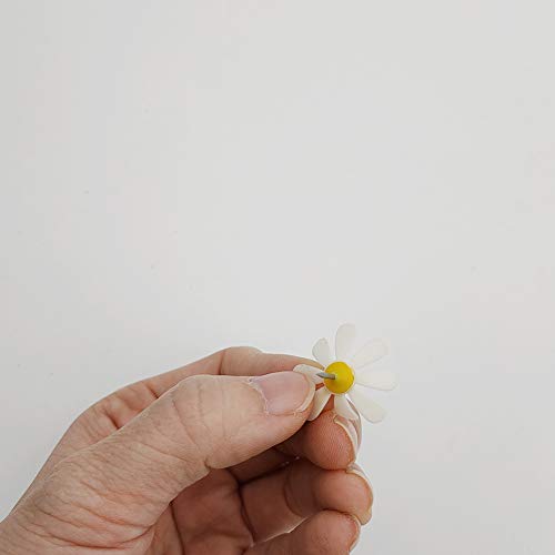 Haidong 20 Pcs Cute Unique Silicone Flower Thumbtack Decorative Push Pins Small Fixed Paper File Photo Note Memo Accessory Nail Cork Board Foam Board Bulletin Board Drawing Pins Office Supplies