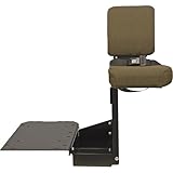 K & M 'Buddy Seat' Trainer Seat for John Deere Tractors - Brown, Model Number 8211