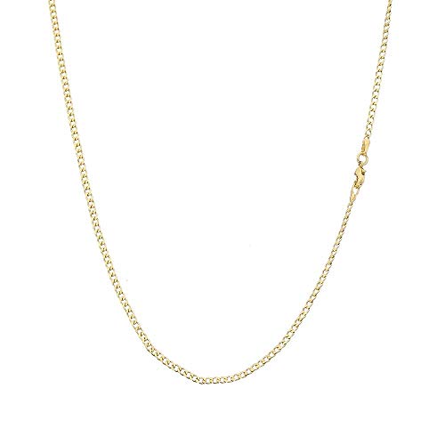 Corrente Elo Grumet Folheado a Ouro 18k