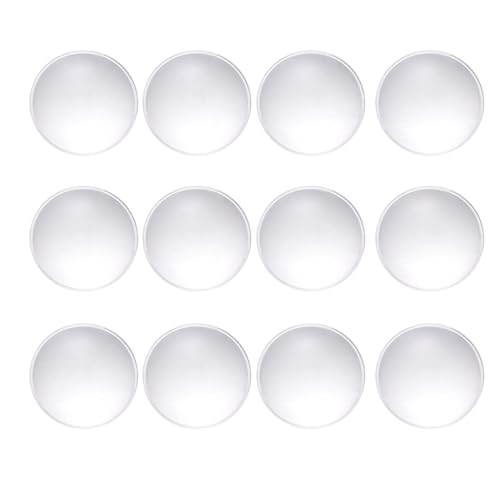 Image of Hemobllo Magnifier 1.6 Inch Double Convex Acrylic Lens Reading Repair 60pcs