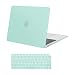 MOSISO MacBook Air 13 inch Case 2019 2018 Release A1932 with Retina Display, Plastic Hard Shell Case & Keyboard Cover Skin Only Compatible with MacBook Air 13 with Touch ID, Mint Green