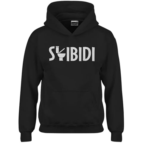Indica Plateau Skibidi Toilet Medium Black Youth Unisex Hoodie Cover