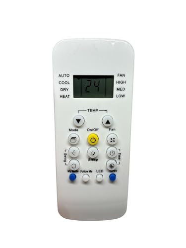 Image of Compatible with Carrier Ac Remote | Model -Rg56N /Bgef | Suitable for 1 | 1.2 | 1.3 | 1.5 | 1.8 | 2 | 2.2 | 2.5 | 3 Ton Split and Window Air Conditioner | Match Exactly with Old Model