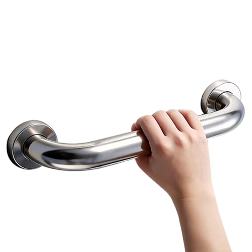 Stainless Steel Handrail Non-Slip Grab Bar - 30cm 40cm 60cm 80cm 1m 1.2m 150cm Bathroom Safety Handle for Shower, Bathtub & Toilet - Bathroom Kitchen Toilet Railings(100cm/39in)