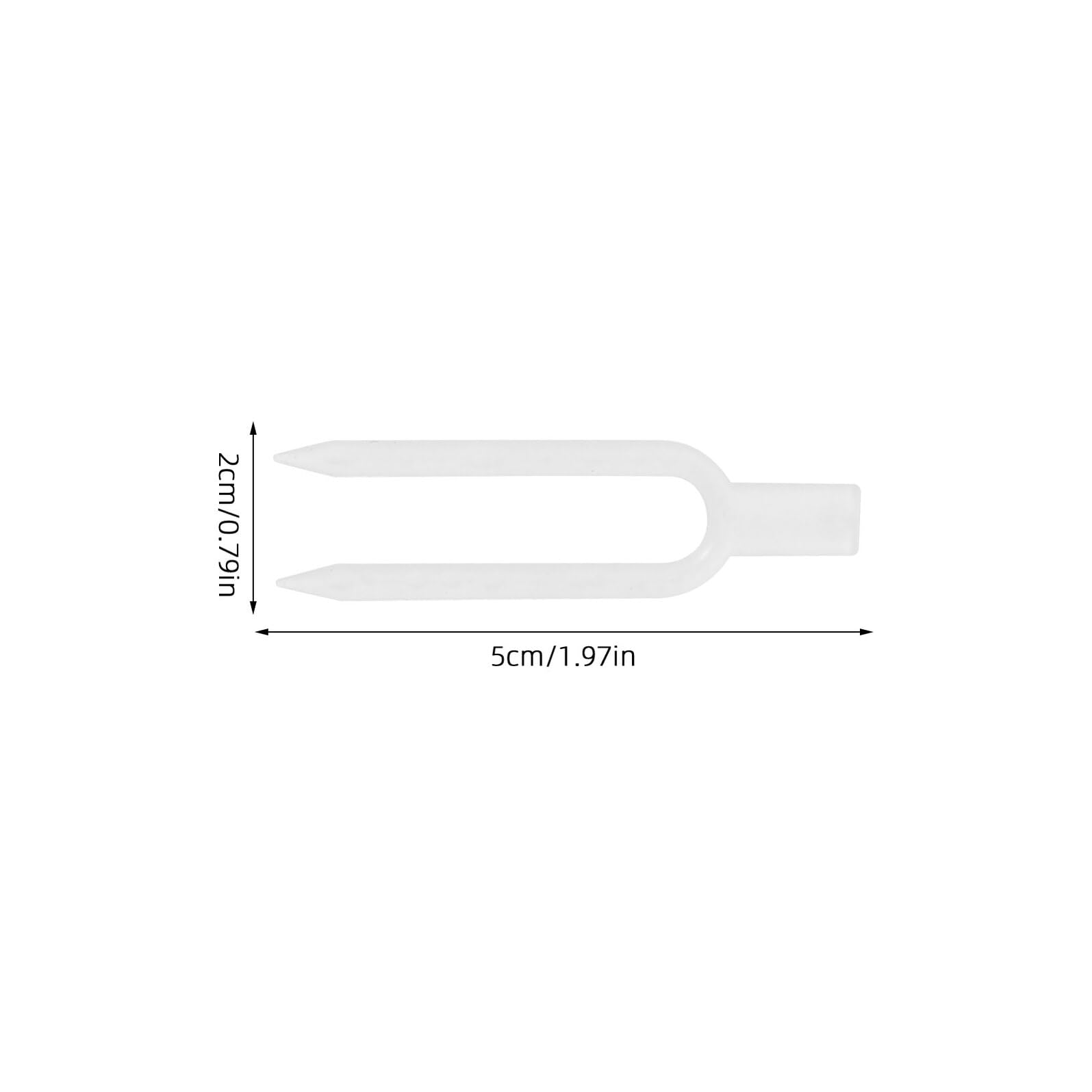Fourches à Planter Fraisiers 1 Set Pp Pe, Fixation Stable pour Végétaux | Usage Intérieur et Extérieur, Aide au Repiquage, Lot de 1 Set de Set de Ancrage et Maintien des Tiges