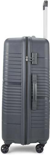 Image of Safari Polypropylene Spinner Carter Hard-Sided Suitcase 5 Years Warranty Luggage Set of 3 Trolley Bags(55 & 67 & 76 cm)(Dark Grey)