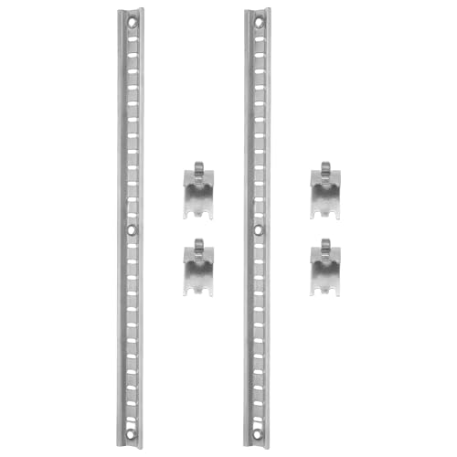 Barra de acero inoxidable para estante de refrigerador con fijación de 165mm