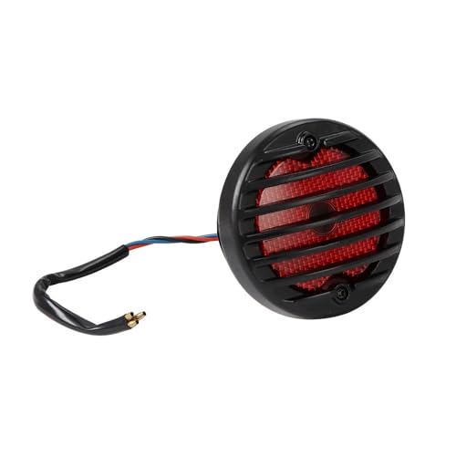 Luz trasera de motocicleta universal con indicador rojo de 12V para chopper y ATV
