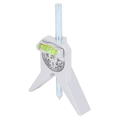 Safety Pipe Marker Centering Tool, Pipefitter Center Tools, Stainless Steel Measuring Tool with Bubble Protractor for Welders and Pipefitters, Efficient and