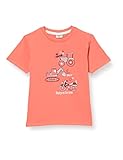 SALT AND PEPPER Baby-Jungen Fahrzeug Applikation aus OC T-Shirt, Papaya, 86