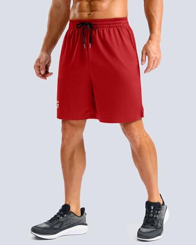 Image of G Gradual Men's Athletic Workout Shorts with Pockets 5 inch /7 inch /9 inch Lightweight Quick Dry Gym Basketball Running Shorts for Men