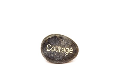 Made Easy Kit Decorative Forever Gift Metal Tin Box with Stones of Sentiment and Unique Theme Poem Choice of Friendship, Happiness, Strength, Love, Dream, Hope, Courage (Courage) - Thumbnail 5