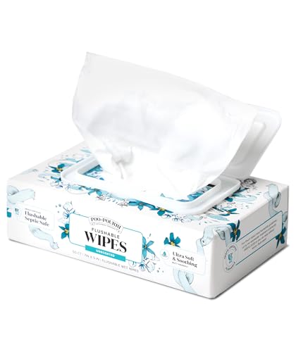 Poo~Pourri Unscented Flushable Wipes