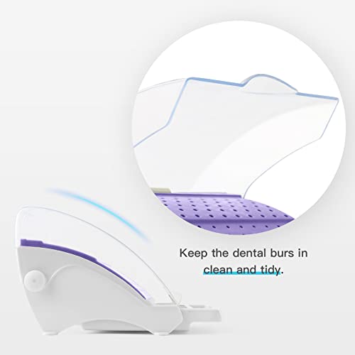 Annhua AH-HY142CZH-VIOLET Bur Block Dental Bur Box Bur Holder 142 Holes thumb #2