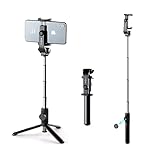 Otturatore remoto Bluetooth: controlla facilmente l'otturatore della tua fotocamera con l'otturatore remoto Bluetooth rimovibile incluso, con una portata di 10 m e batterie sostituibili! Una soluzione perfetta per viaggi, attività sportive, campeggio, riunioni di famiglia e molto altro ancora