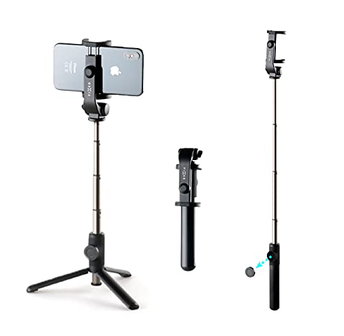 Otturatore remoto Bluetooth: controlla facilmente l'otturatore della tua fotocamera con l'otturatore remoto Bluetooth rimovibile incluso, con una portata di 10 m e batterie sostituibili! Una soluzione perfetta per viaggi, attività sportive, campeggio, riunioni di famiglia e molto altro ancora