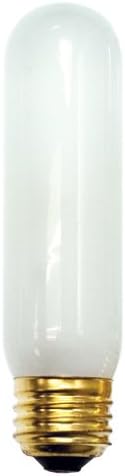 Bulbrite 25 Pack 25 Watt T10 Tubular Medium Base 130 Volt 2500 Hour Frost Lightbulb