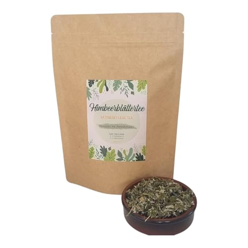 IGART FOOD&WOOD Hojas de frambuesa para infusión 200g, 100% naturales, hojas secas para té, calidad 1A – ideal para mezclas de té