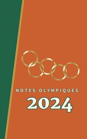 Lot De Blocs Notes JO Paris 2024 - 7,4 X 10,5 Cm - 160 Pages