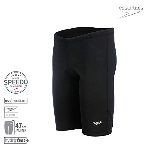 Bermuda Hydrofast+ Speedo, Preto, tamanho GG2