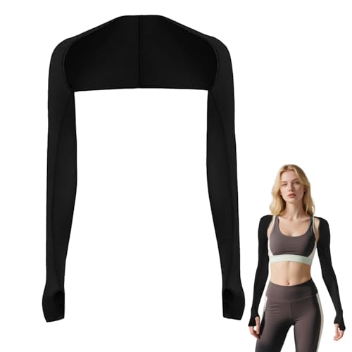 LQTSLFM Schutz Bolero Sommer, Armmanschette Kühlschal mit Fingerloch,...