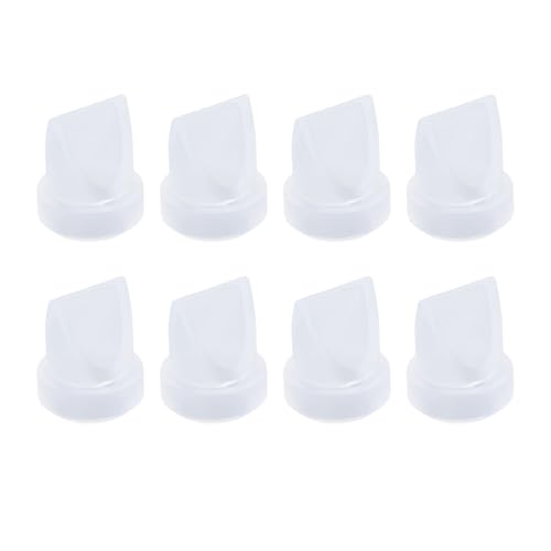 8pcs Duckbill Valves Replacement Pump Parts for V2 V1 Breastfeeding Pump Hygienic Milk Collection with Soft Food Grade Silicone