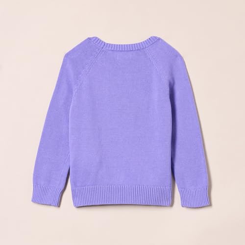 Image of Amazon Essentials Girls and Toddlers' Knitted Pullover Crewneck Sweater