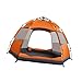 Zxpjkyu Automatic Camping Tent, Up, Ventilated and Rainproof Travel Tent for Outdoor Mountaineering, Orange