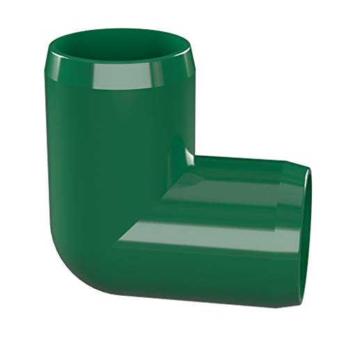 Formufit F03490E-Gr-8 90 Degree Elbow Pvc Fitting, Furniture Grade, 3/4" Size, Green (Pack Of 8) #TOP3