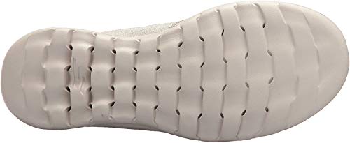 Skechers Women's Go Walk Lite - Isla Boat Shoe, Taupe, 8 M US