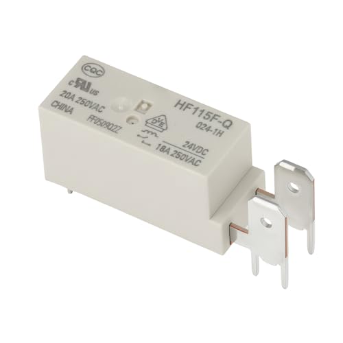 Relé de 6 pines HF115F-Q-024-1H de 24V CC para control industrial 2