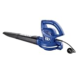 Sun Joe SBJ597E-SJB 6-Amp 155 MPH Electric Leaf Blower, Dark Blue