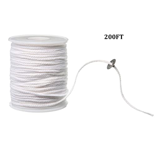 Rollo de Mecha de Algodón Blanca 61m para Velas DIY miniatura 2