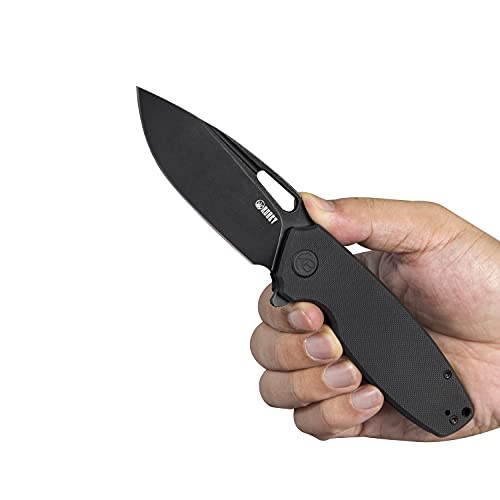 Kubey Tityus Ku322C Folding Pocket Knife With 3.39" Drop Point Blade G10 Handle For Outdoor Camping Everyday Carry #TOP4