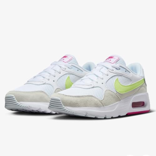 Nike Air Max SC Women's Shoes (FQ8886-100,White/Light Lemon Twist/Fireberry) Size 62
