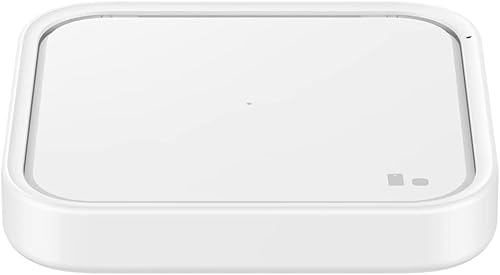 Samsung Galaxy 15W Cargador Inalámbrico Individual, Almohadilla de Carga Super Rápida Sin Cables con Cargador de Pared y Cable USB Tipo C Incluido